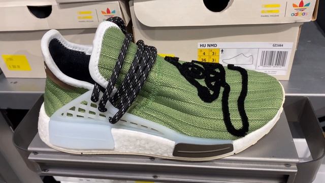 Adidas NMD Hu “Pharrell X Billionaire Boys Club Running Dog Green” - SKU: GZ1664 смотреть онлайн