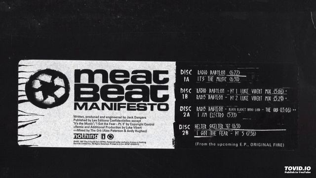 Meat Beat Manifesto - It's The Music 6:38 смотреть онлайн