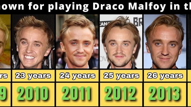 Tom Felton THEN AND NOW | Evolution from 2000 to 2023 смотреть онлайн
