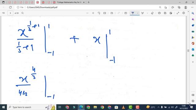 Evaluate Integral (x^1/3+|1)dx Having limit -1 to 1||Definite integral || Find integral of (x^1/3+1 смотреть онлайн