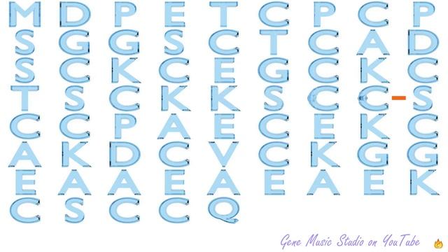 Gene Music using Protein Sequence of MT3 "METALLOTHIONEIN 3" смотреть онлайн