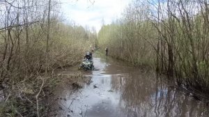 Осторожно мат. Урал и Днепр с приводом коляски по бездорожью. Нёманский Прохват. В гостях у Водяног