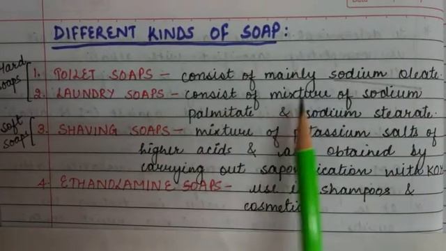 13. Soaps & Kinds of Soap (Fats, Oils & Detergents) B.Sc.-II Organic Chemistry смотреть онлайн