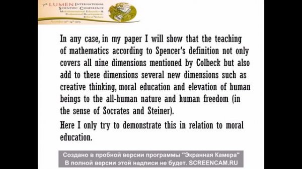 Aslanbek Naziev - LUMEN MEPDEV 2015 - Ethics in police studies – attitudes and values