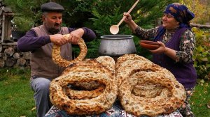 Приготовление Хлеба на Камнях | Уникальная Выпечка на Открытом Огне