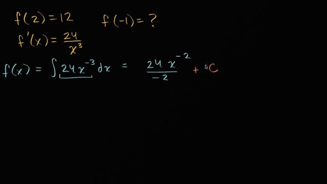 Finding specific antiderivatives: rational function | AP Calculus AB | Khan Academy смотреть онлайн