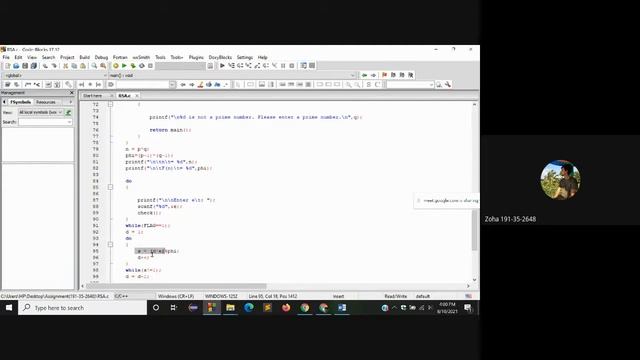 RSA Algorithms ||| RSA implementation in C смотреть онлайн