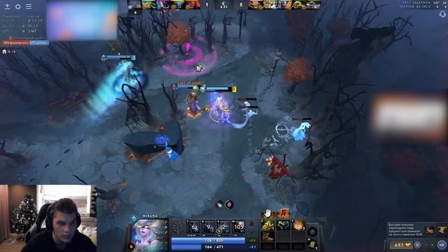 Iceberg показал новую сборку на шторма // Кот Iceberg'a понюхал снюс | Dota Movement смотреть онлайн