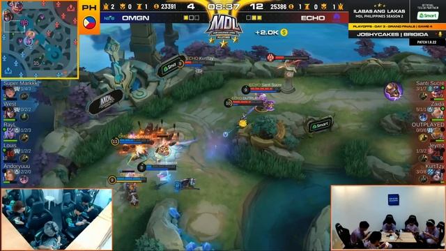 MDL PH S2 Playoffs GRAND FINALS: OMGN vs ECHO Game 4 смотреть онлайн