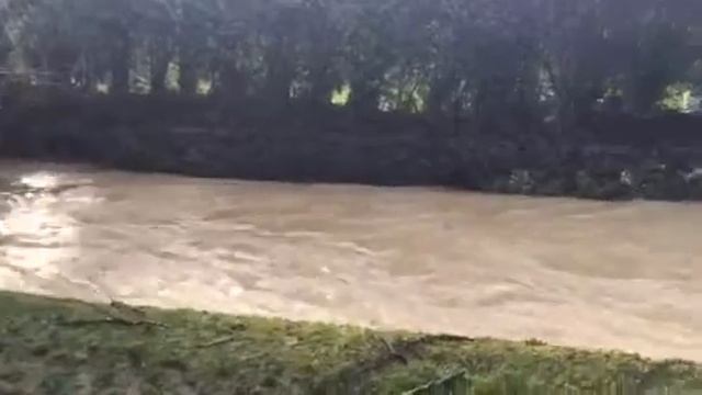 Heavy rain causes flooding in Clavering, Essex смотреть онлайн