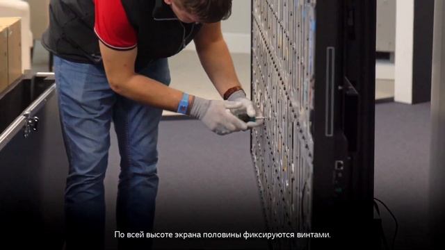 LED - Дисплей LG All-in-One Smart LAEC. Распаковка и монтаж. смотреть онлайн