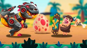 Дино Беш 2 - прохождение мульт игры DINO BASH 2 на андроид серия 8 Видео для детей