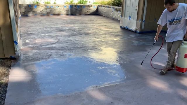 Applying color wash to a troweled without cement all the way. смотреть онлайн