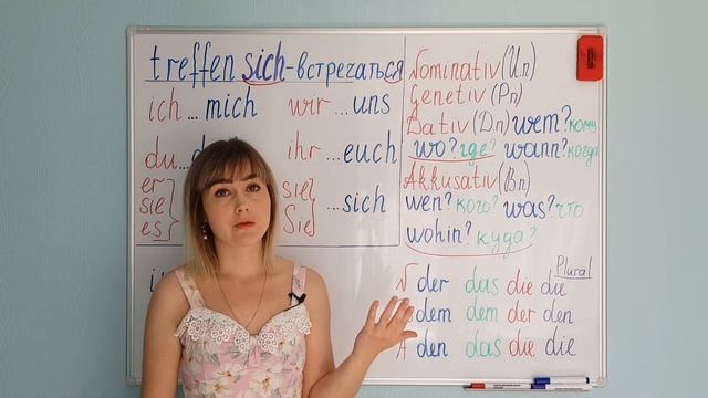 Sich склонение падежи N D A