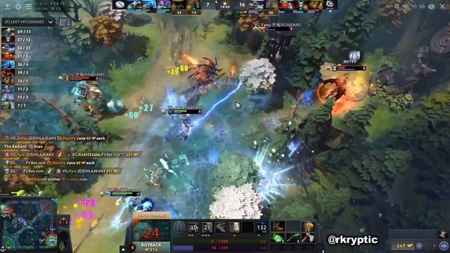 EG vs VG - SUPER GAME! - ONE Esports Singapore World PRO DOTA 2 смотреть онлайн