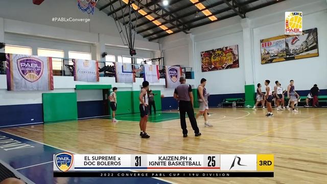 FULL GAME: ELIMS - 19U | Doc Boleros vs. Kaizen x Ignite (11/27/2022) - 2022 PABL Converge Cup смотреть онлайн