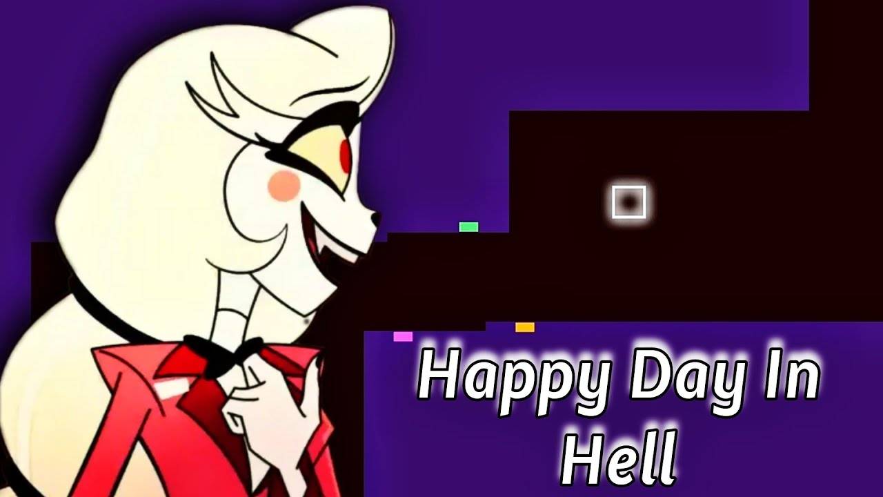 5. HAPPY DAY IN HELL | Hazbin Hotel | Bouncing Square | Музыкальный квадрат смотреть онлайн