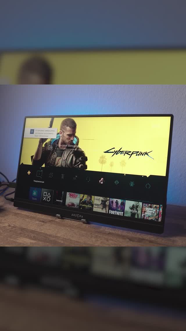 Самые недорогие 144 Гц - Обзор портативного игрового монитора ARZOPA G1 для PS4, Xbox, PC и android смотреть онлайн