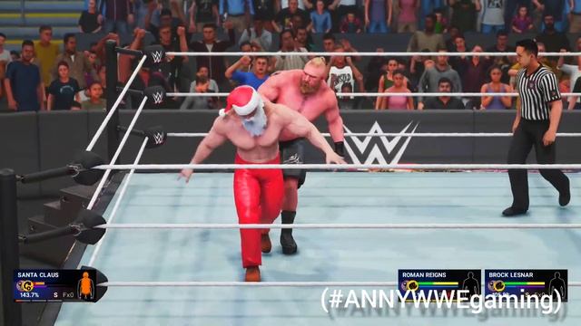WWE December 25, 2021 - Roman reigns & Brock Lesnar Vs. Santa Claus : WWE Day 1, 2022 смотреть онлайн