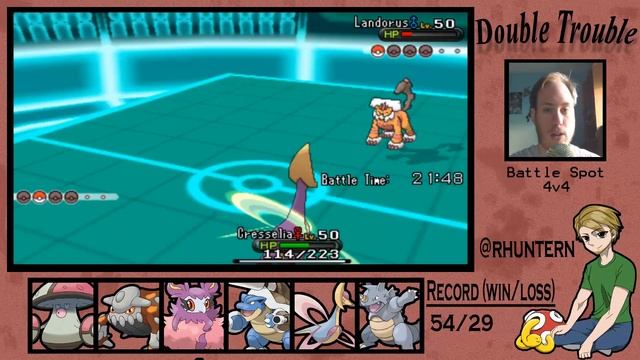 Pokemon X and Y WiFi Battle : Double Trouble #45 : Heatran vs Heatran смотреть онлайн