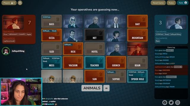 CODENAMES w/ ZeRoyalViking, X33N, Apple, Sophie, X33N, Vikram, and Ozza смотреть онлайн