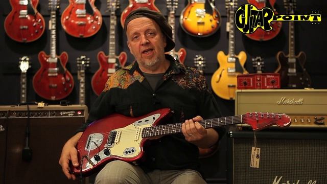 1965 Fender Jaguar - Candy Apple Red / GuitarPoint Maintal / Vintage Guitars смотреть онлайн