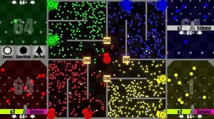 Virus Invasion Battle - in Algodoo