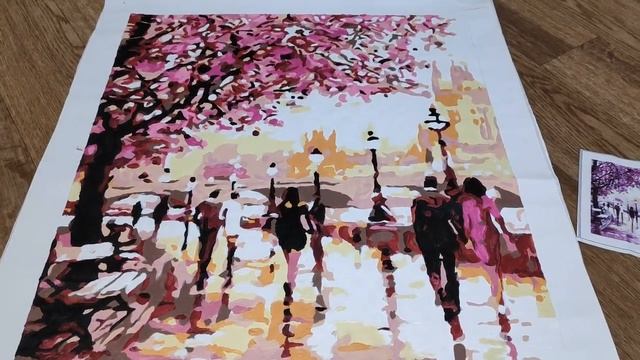 Процесс краски Париж/Aliexpress handmade смотреть онлайн
