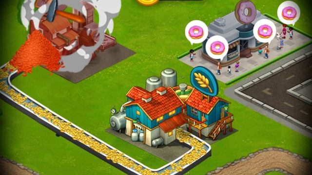 TOWNSHIP mini game #3: help repair & chain 2 factories, to have donut shop running(0 fails) смотреть онлайн