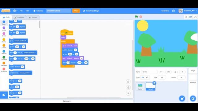 How To Make Parallax In Scratch - Scratcher_No-1
