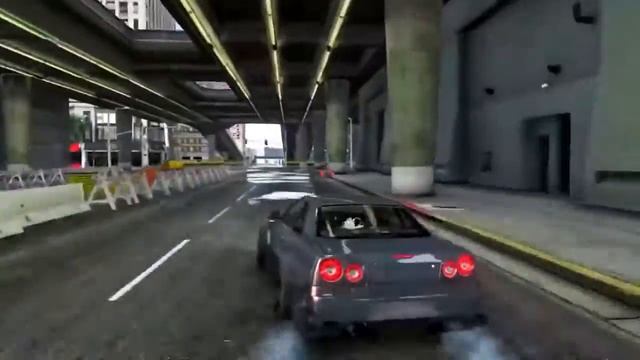 DRIFT RUN trough Los Santos! Nissan Skyline R34 GTA 5 FiveM Mod смотреть онлайн