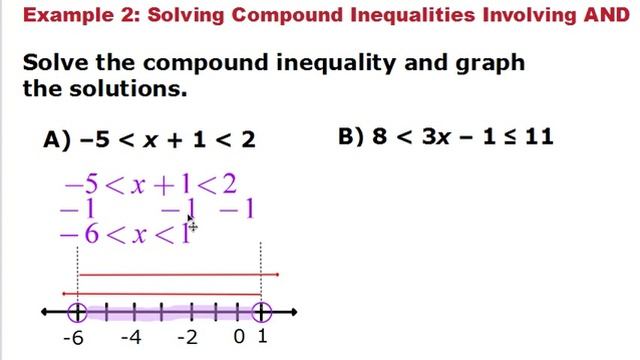 Algebra 1 3-6 Solving Compound Inequalities смотреть онлайн