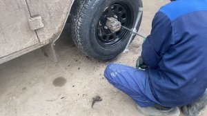 УАЗ Хантер / Наконец-то купил диски