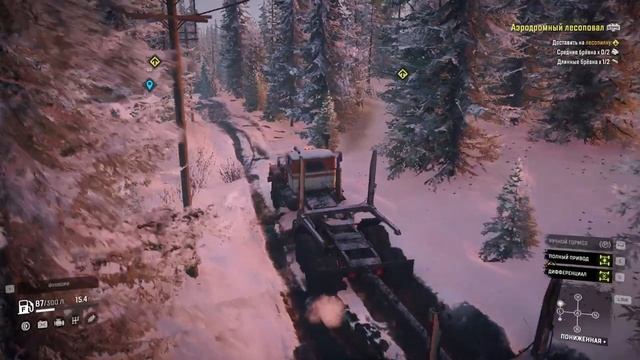 SnowRunner - АЛЯСКА - КОНТРАКТ - АЭРОДРОМНЫЙ ЛЕСОПОВАЛ #snowrunner смотреть онлайн