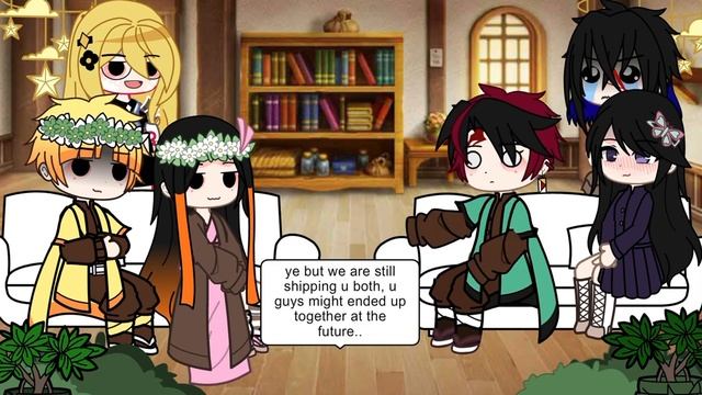 // - Kamaboko Squad + My Gacha Oc React To Nezuko + Conquers The Sun - // -gacha Club-  ✨KNY✨