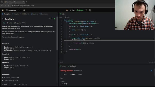 Leetcode - 1. Two Sum смотреть онлайн
