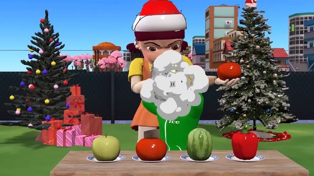 Scary Stranger 3D vs Squid Game (오징어 게임) - Trying Honeycomb Candy Shape Challenge in the soccer gam смотреть онлайн