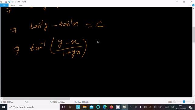 Solve Differential Equation : dy/dx = (1 + y²)/(1 + x²) смотреть онлайн