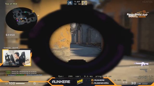 AUNKERE СТАВИТ БОЖЕСТВЕННЫЕ ХЕДШОТЫ НА FPL // ШИКАРНЫЙ КЛАТЧ 1v5 | НА КИФИСА #167 смотреть онлайн