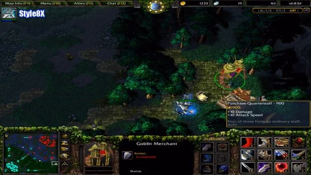 DotA 1 Zeus Beyond Godlike Crazy kill-DotA 6.83d Style8x смотреть онлайн