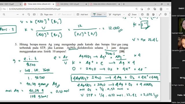 EXAM PREPARATION #2 (KIMIA 1)