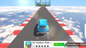 прохожу испытания в игре про машины