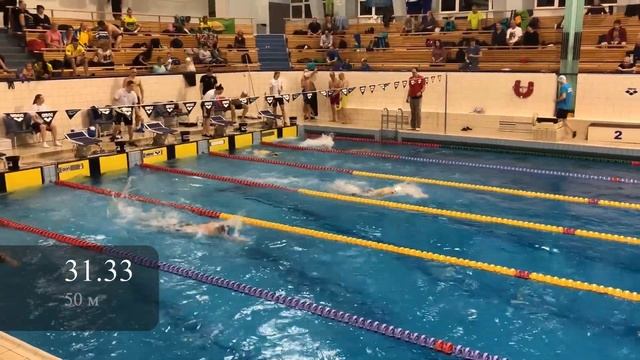 100 в ст Альшевич Андрей 1:03.14 (1 место), Riga Amber Cup 22-23.02.2020 смотреть онлайн
