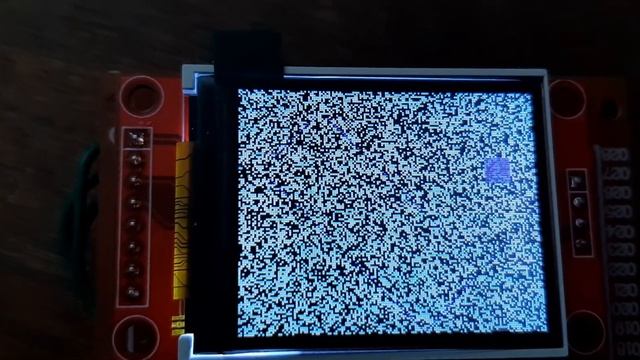 Движение спрайта на основе чтения RAM ST7735 смотреть онлайн