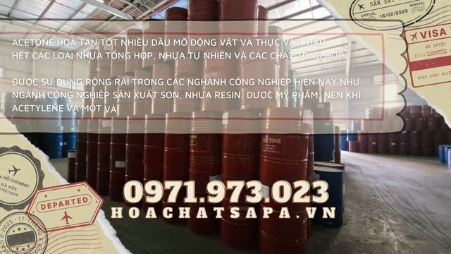 Acetone - Dimethyl Ketone- Hóa chất Sapa смотреть онлайн