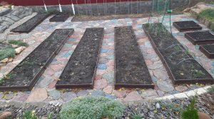 Дорожки между грядок из бетона своими руками