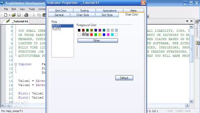 Tutorial 61 - Options for Coloring Lines in TradeStation Indicators смотреть онлайн