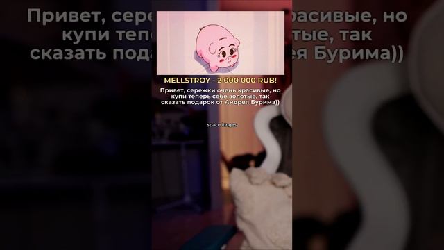 Небольшой донат Амине Тендерлибае от любимого зрителя😸 #tenderlybae смотреть онлайн