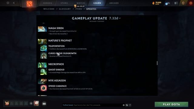 RIP WRAITH PACT • MARCI NERF • Dota 7.32d Patch Notes смотреть онлайн