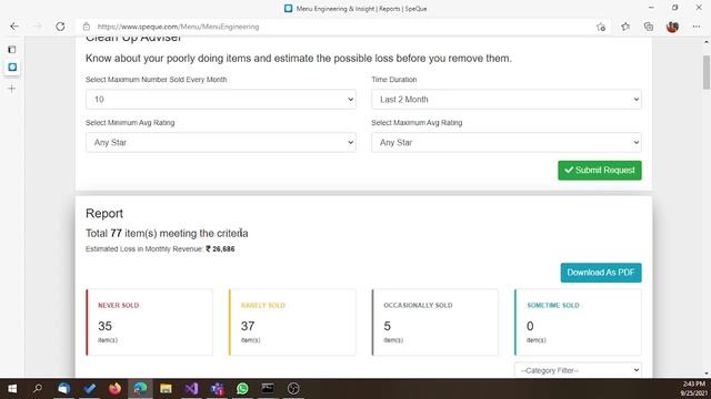 Menu Clean Up Adviser | Menu Engineering & Insight | SpeQue POS смотреть онлайн